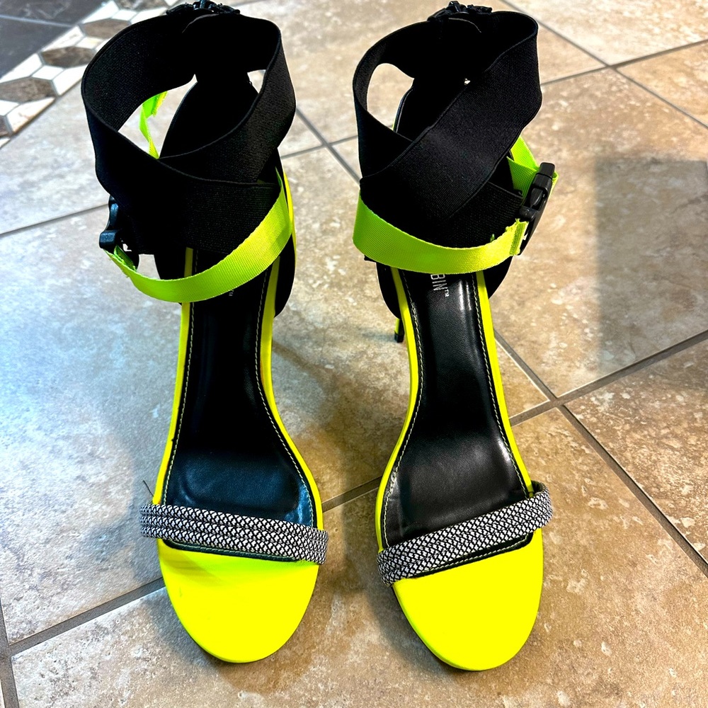 Cape Robbin Lime green stiletto heels